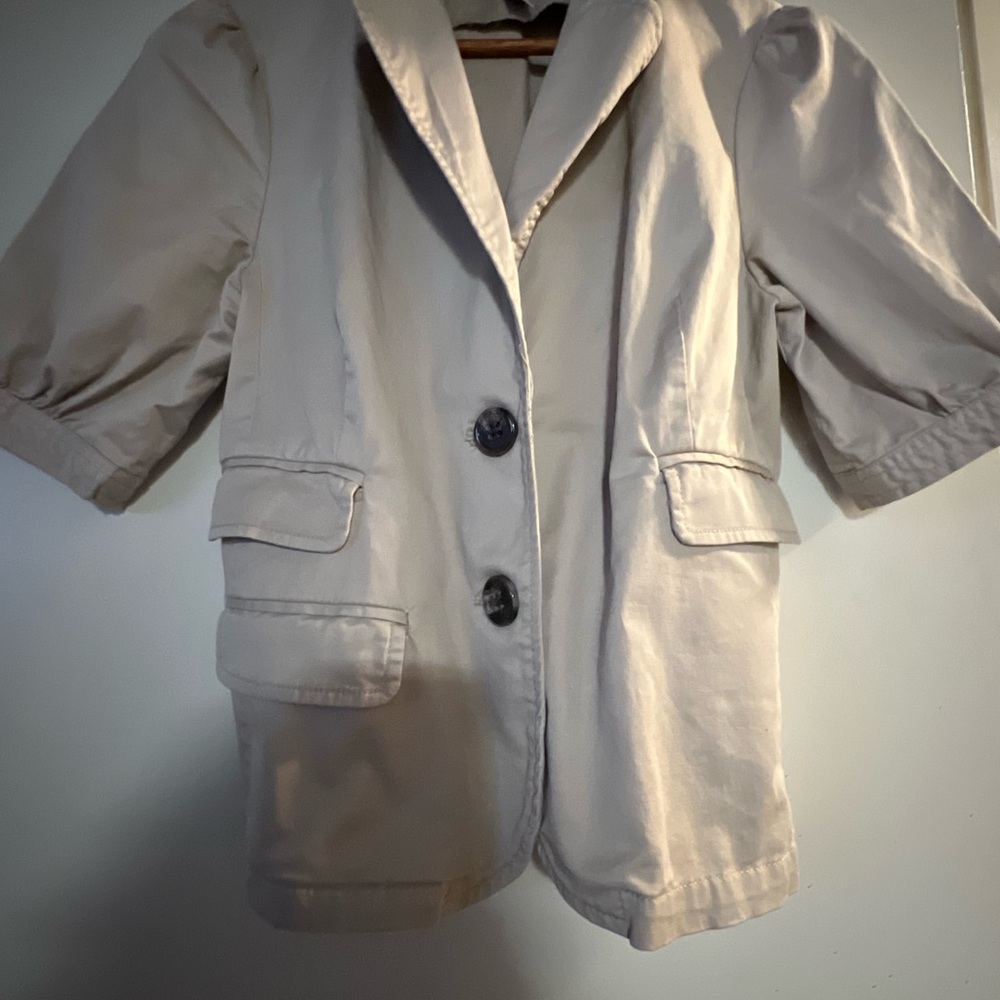 American Rag Tan Blazer with Dark Buttons